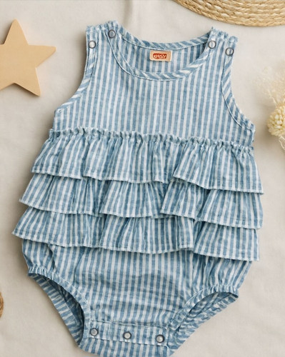 پیراهن بادی مجلسی دخترانه نخی